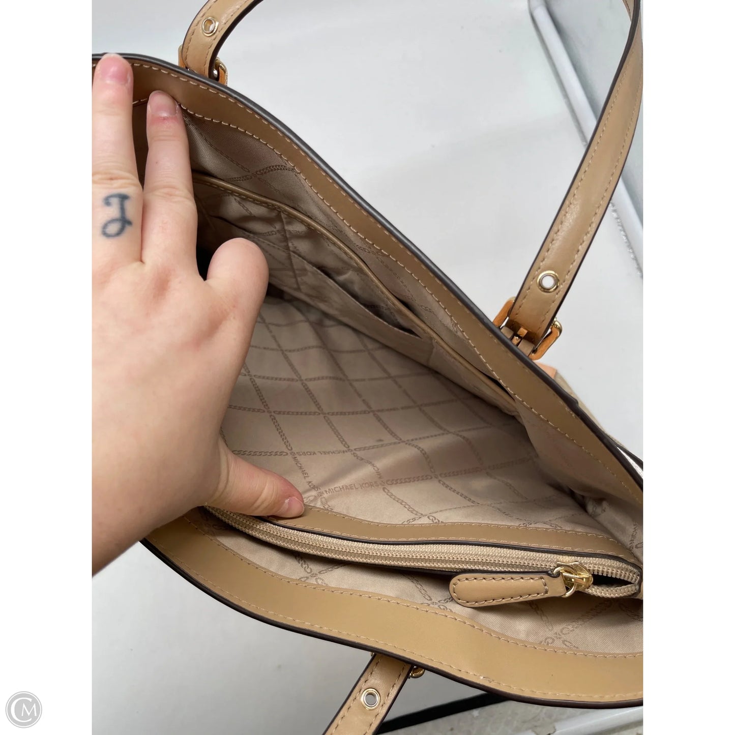 Handbag Designer By Michael Kors, Size: Large