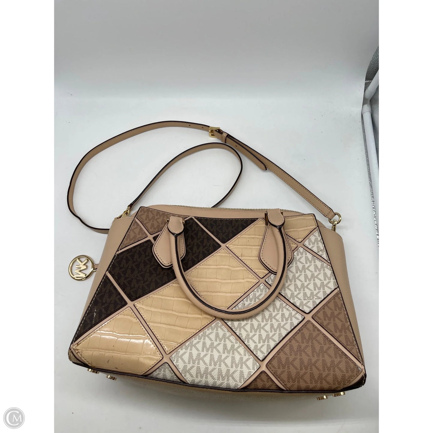 Crossbody Designer By Michael Kors, Size: Medium