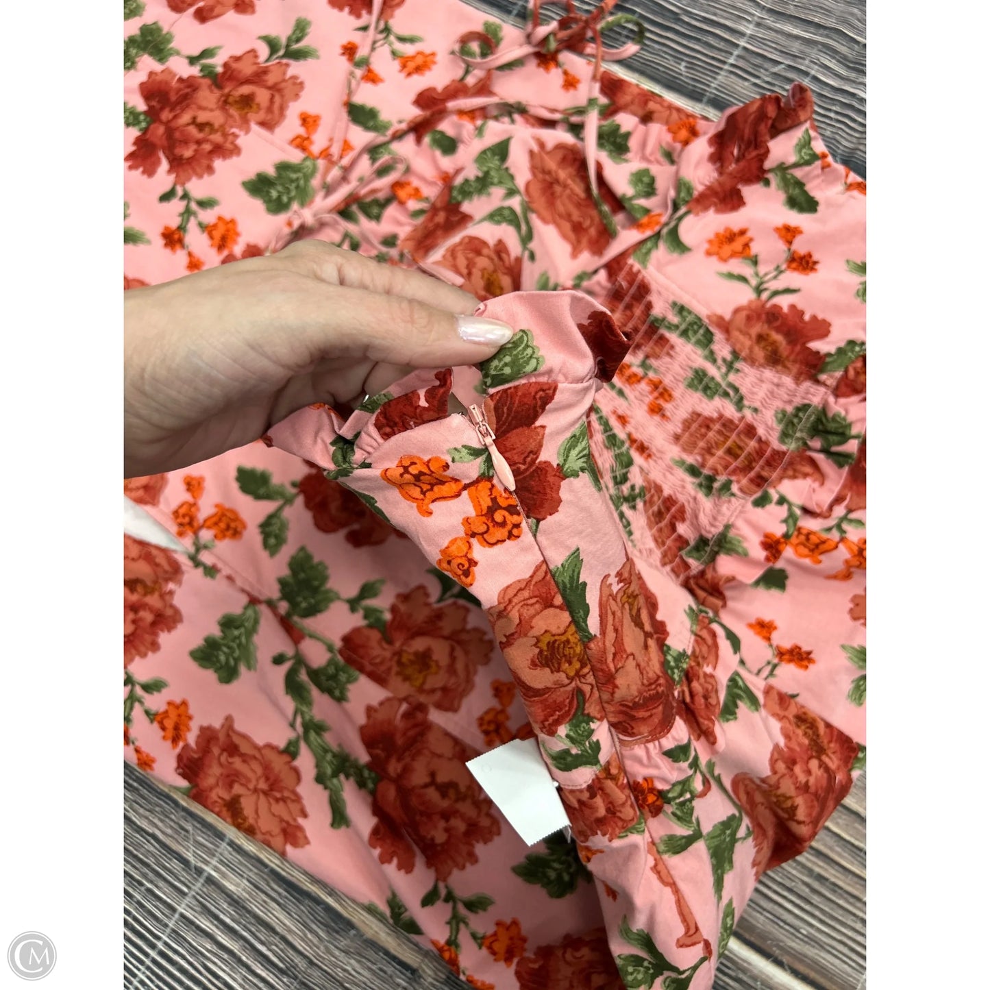Dress Casual Midi By Anthropologie In Pink, Size: L