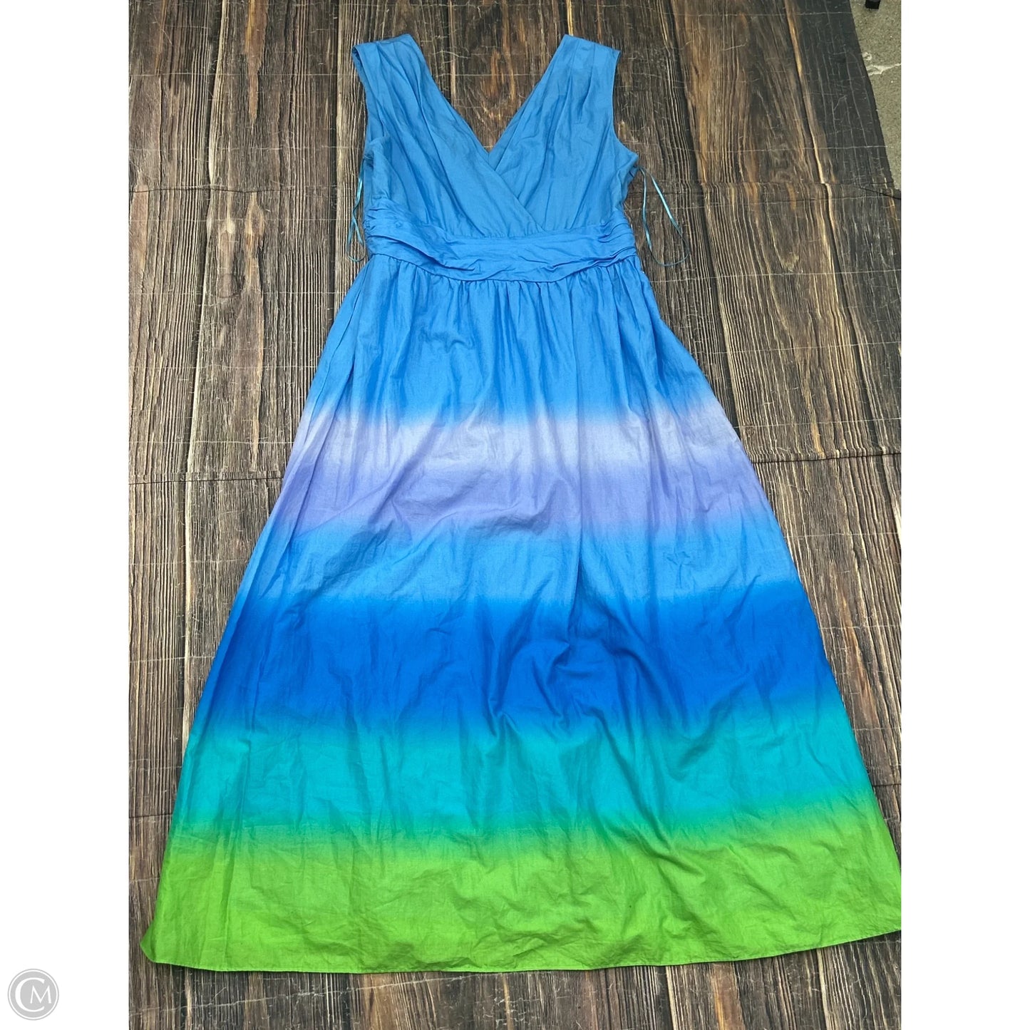 Dress Casual Maxi By Taylor In Blue, Size: 16