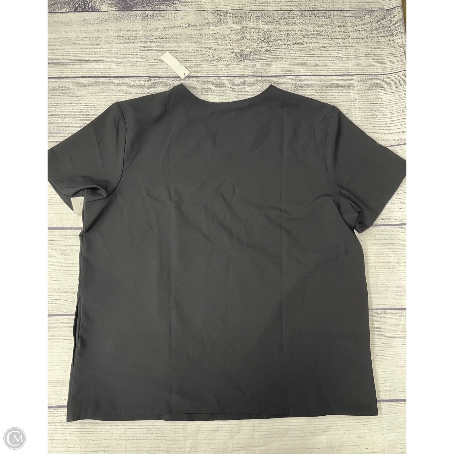 Top Short Sleeve By Clothes Mentor In Black, Size: Xl