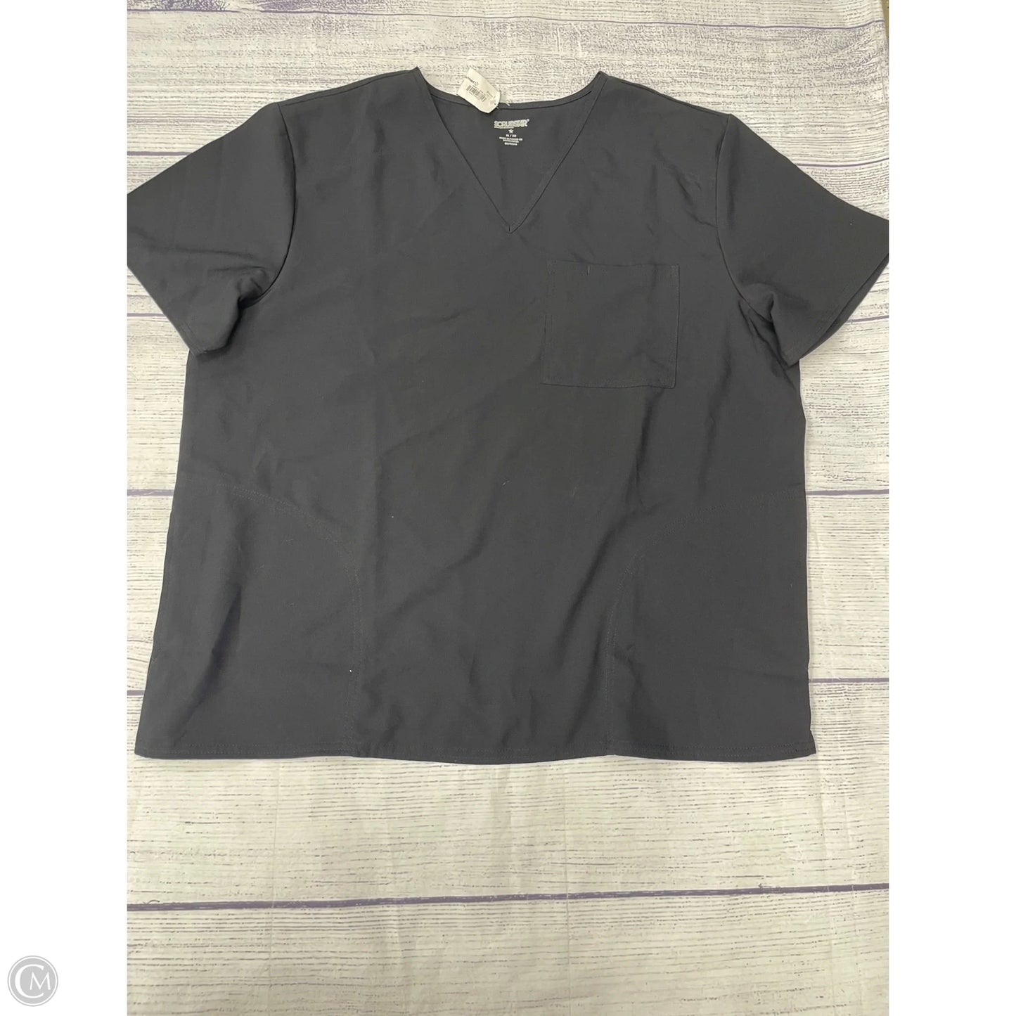 Top Short Sleeve By Clothes Mentor In Black, Size: Xl