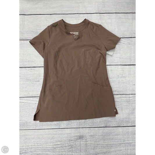 Top Short Sleeve By Clothes Mentor In Brown, Size: S