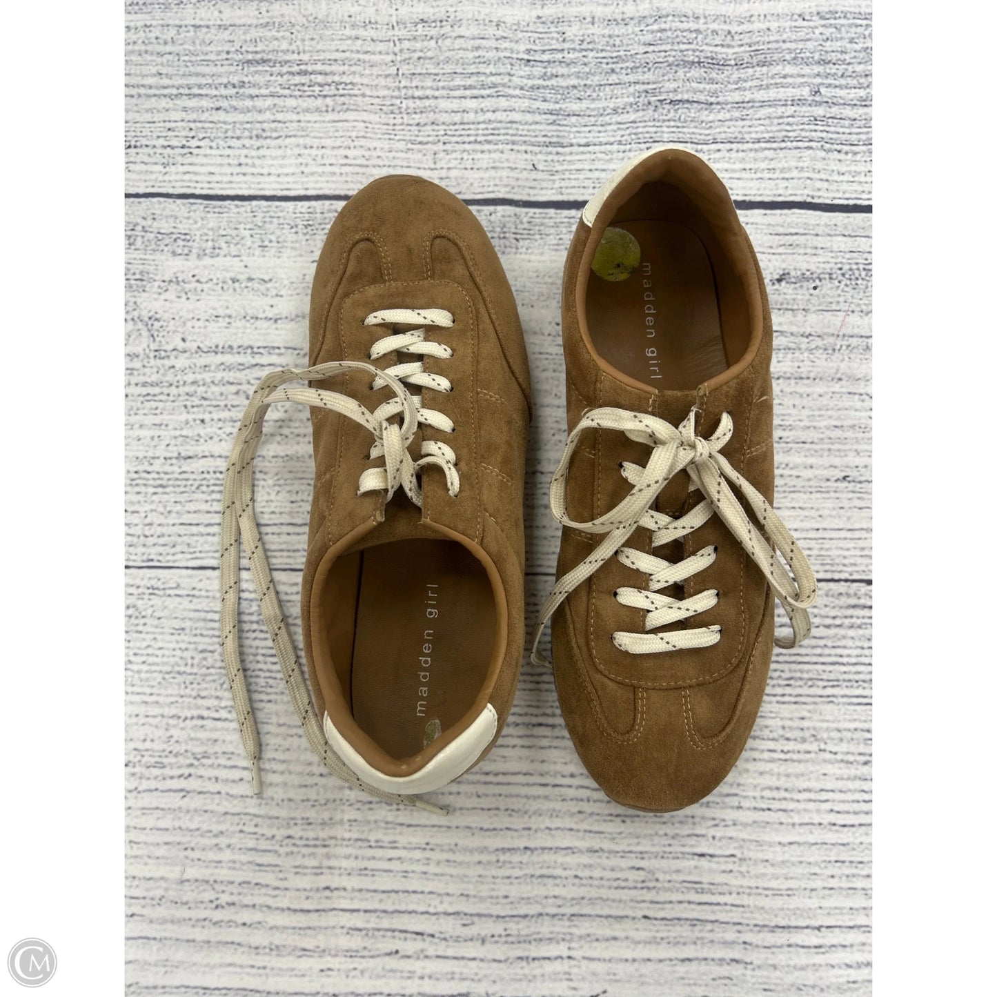 Shoes Sneakers By Madden Girl In Brown, Size: 9