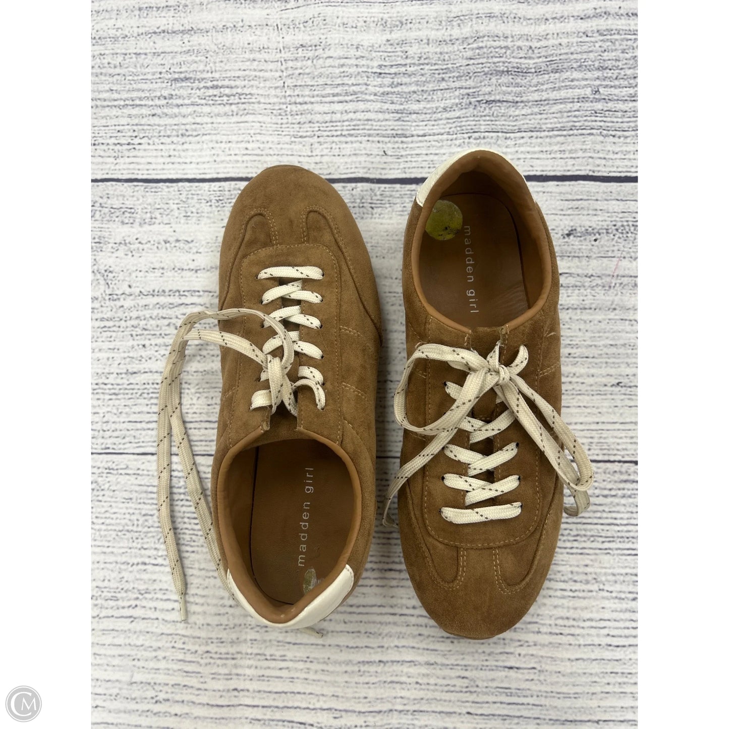 Shoes Sneakers By Madden Girl In Brown, Size: 9
