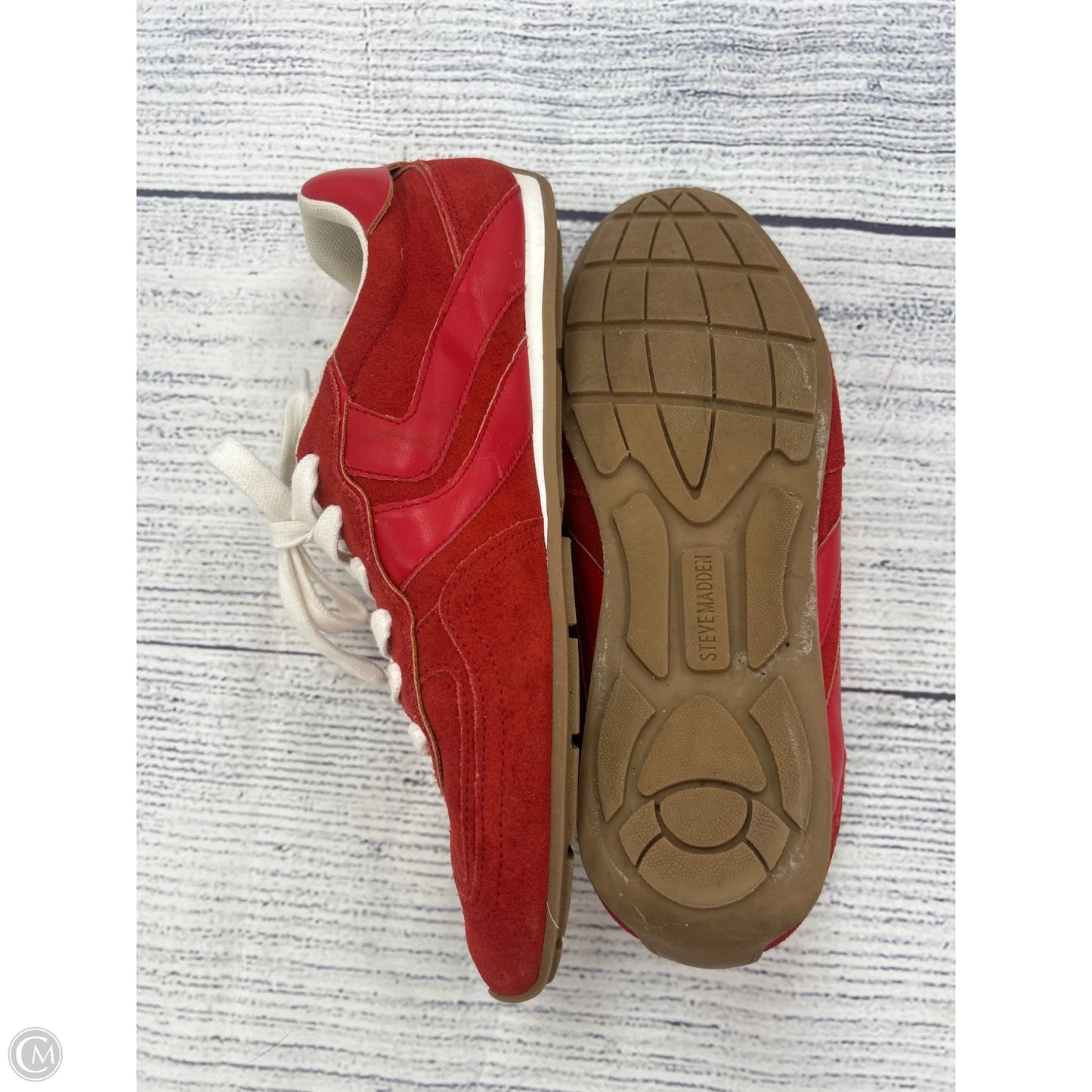 Shoes Sneakers By Steve Madden In Red, Size: 9.5