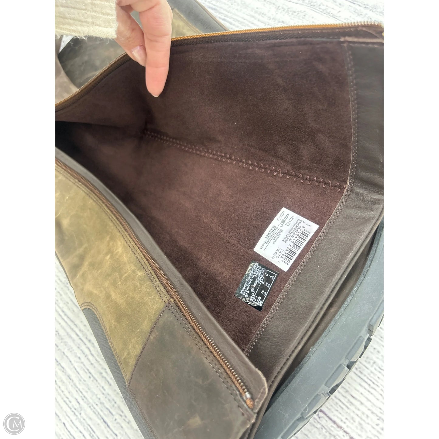 Boots Knee Flats By Clarks In Brown, Size: 9.5