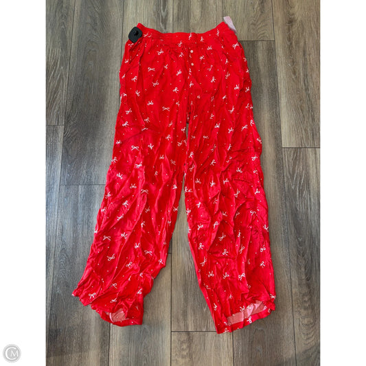 Pajama Pants By Aerie In Red, Size: M