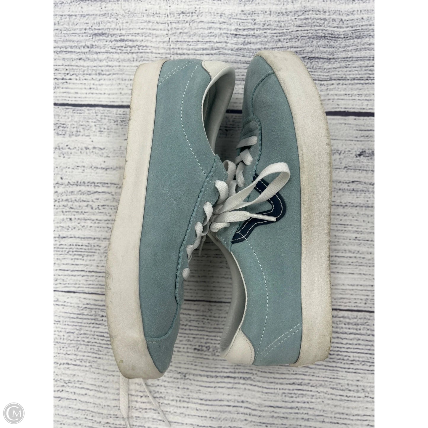 Shoes Sneakers By Vans In Blue, Size: 8