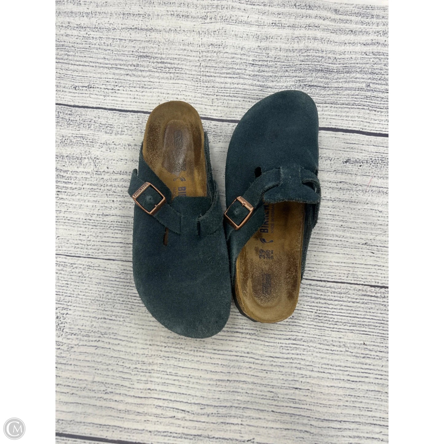 Shoes Flats By Birkenstock In Blue, Size: 8
