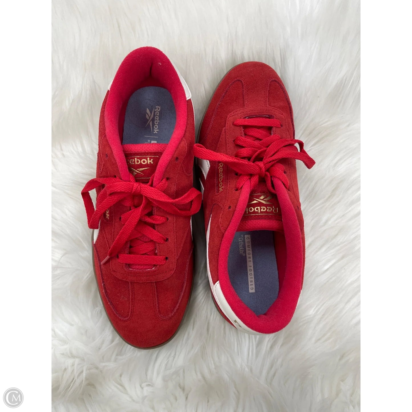 Shoes Sneakers By Reebok In Red, Size: 7.5
