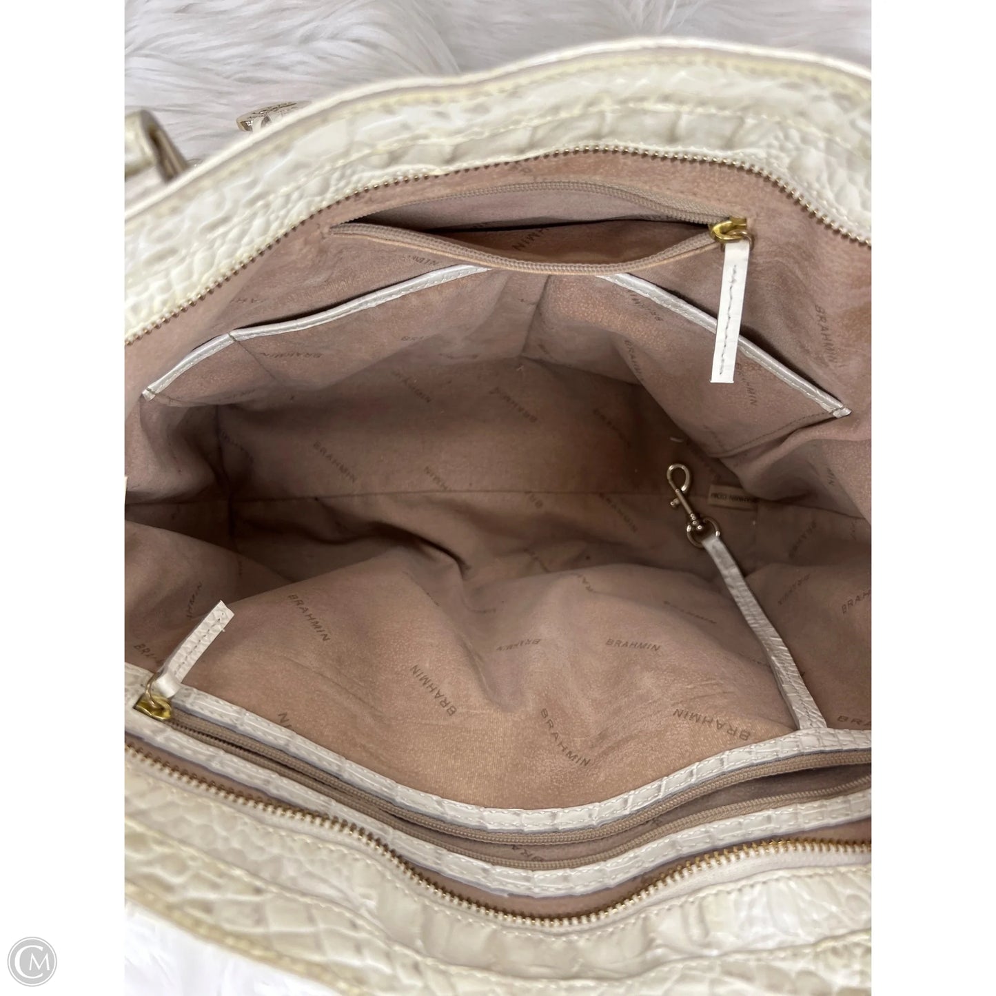 Handbag Designer By Brahmin, Size: Medium