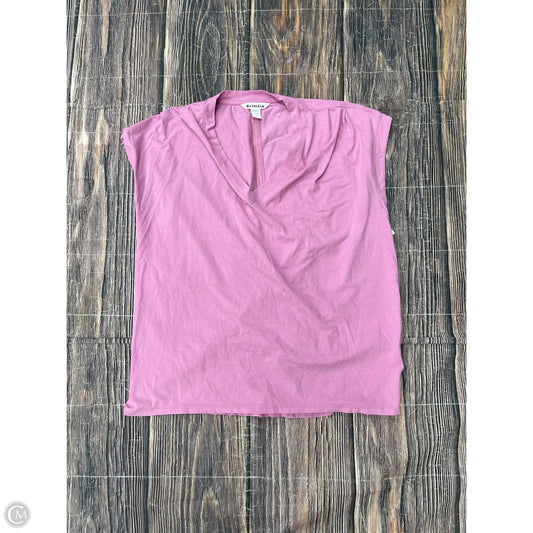 Top Short Sleeve Basic By Athleta In Pink, Size: L