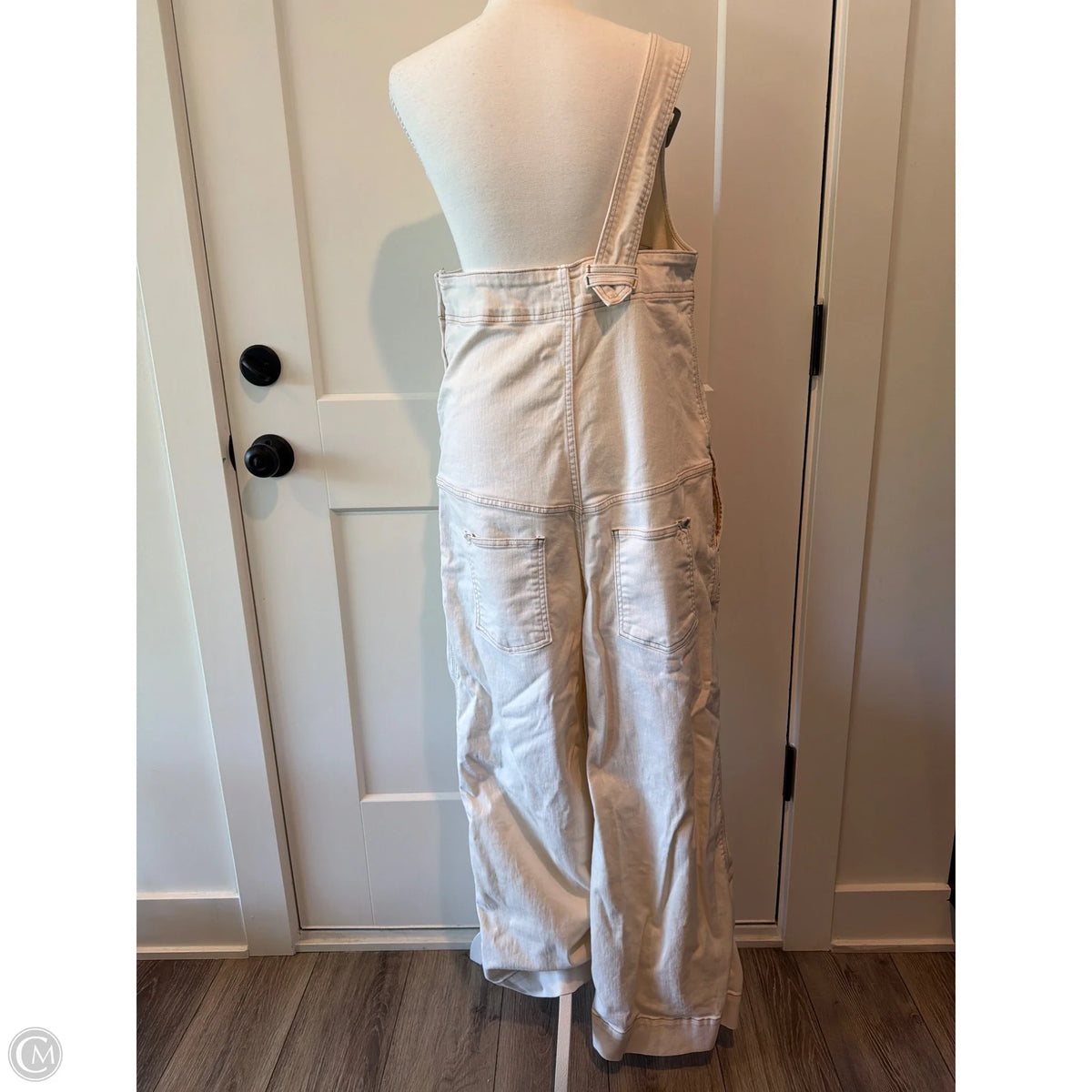 Overalls By Pilcro In Cream Denim, Size: M