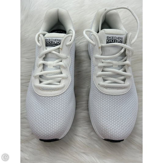 Shoes Athletic By Skechers In White, Size: 10