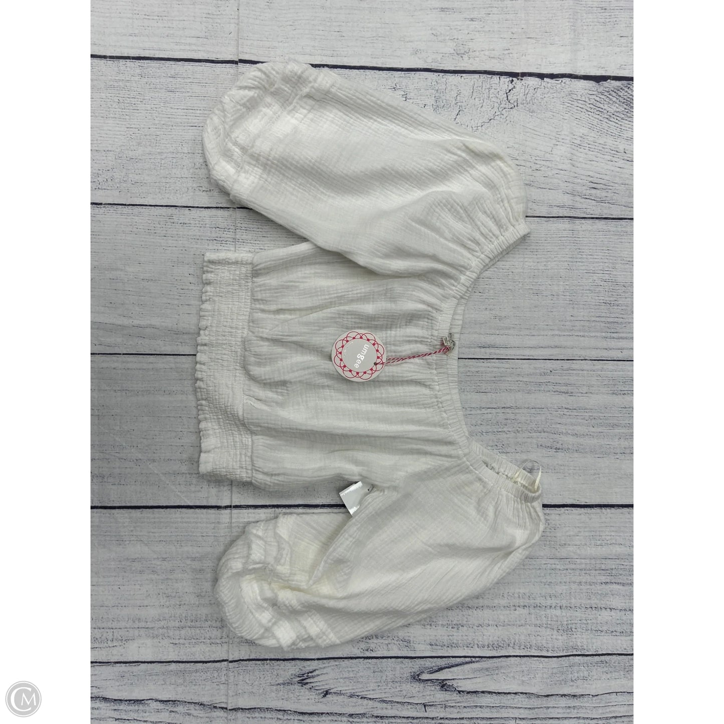 Top 3/4 Sleeve By Umgee In White, Size: M