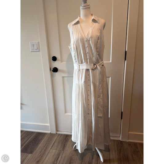 Dress Casual Maxi By White House Black Market In White, Size: 14