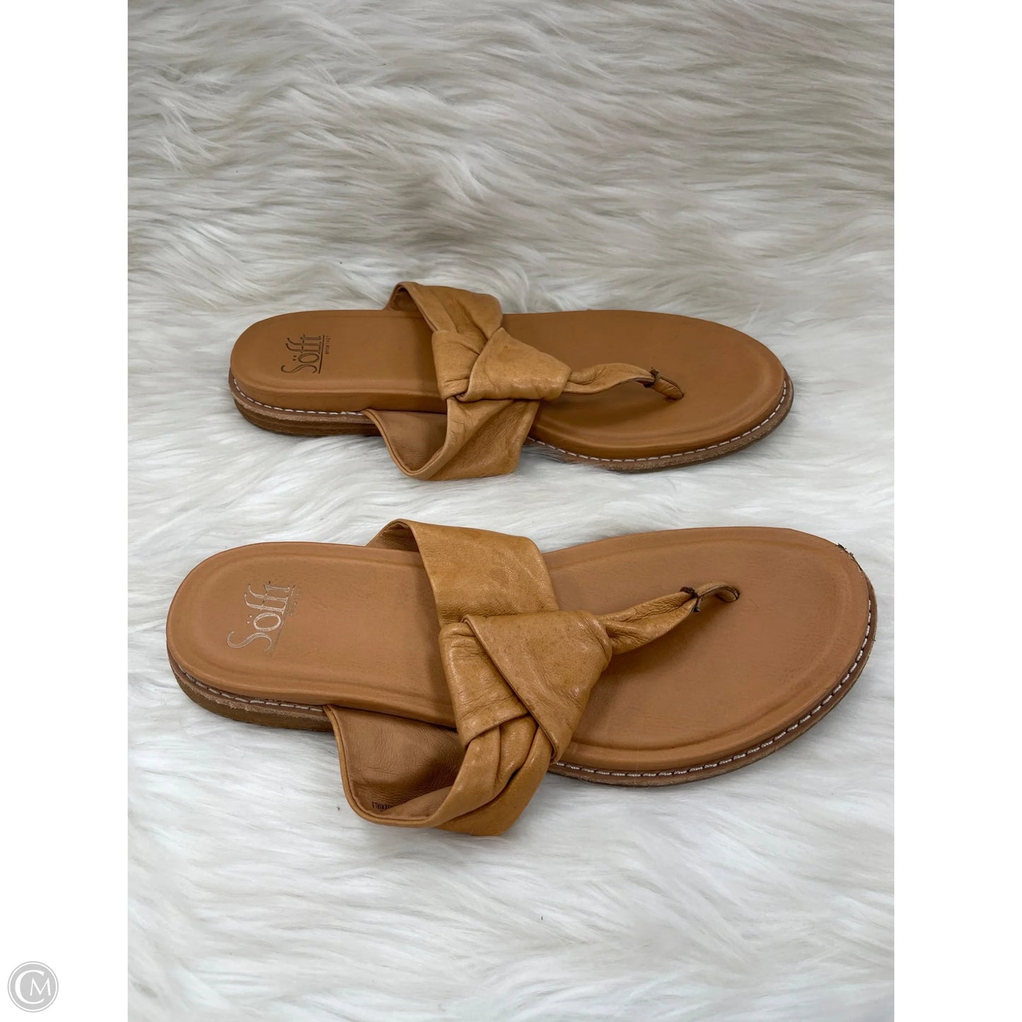 Sandals Flats By Sofft In Tan, Size: 9.5