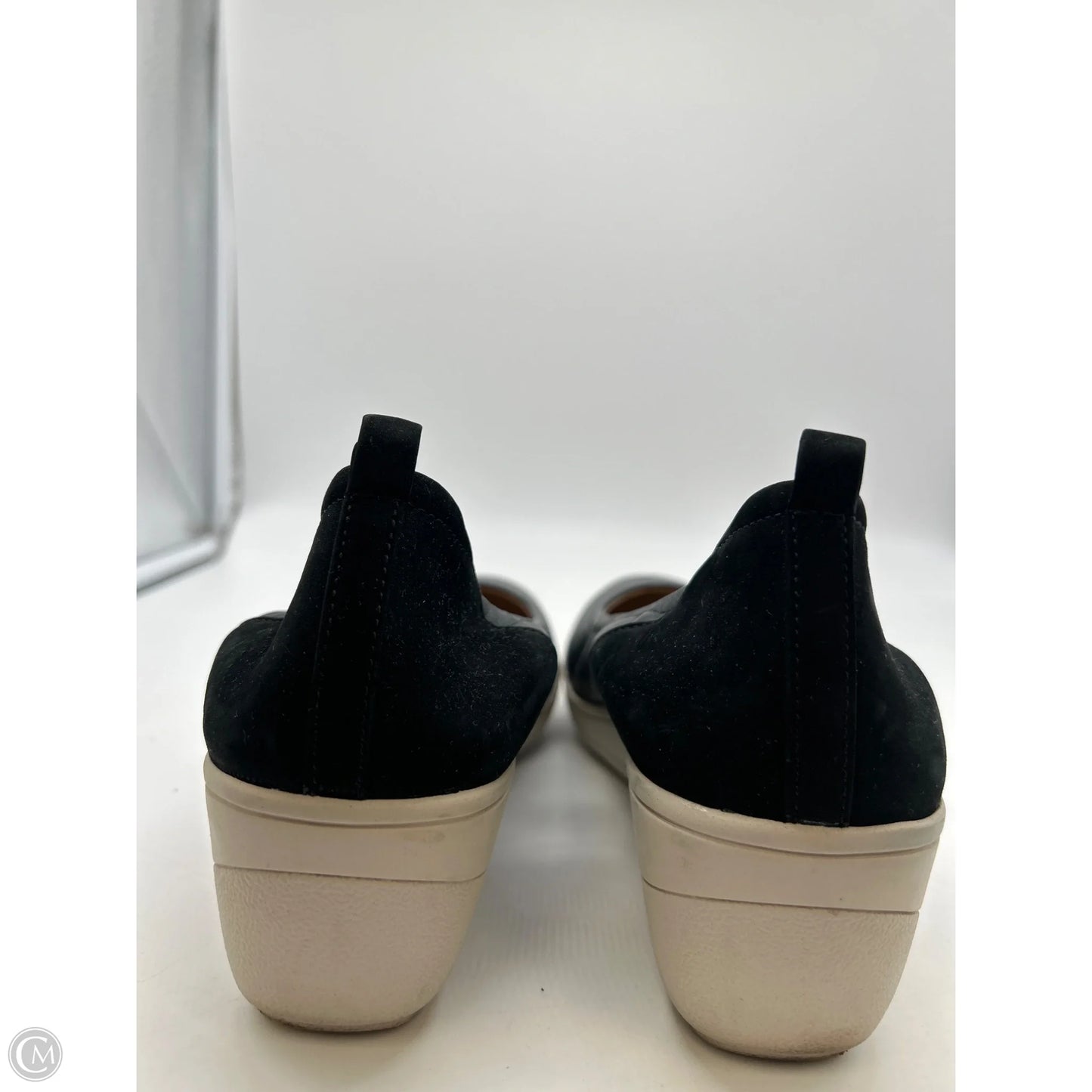 Shoes Heels Wedge By Vionic In Black, Size: 9.5