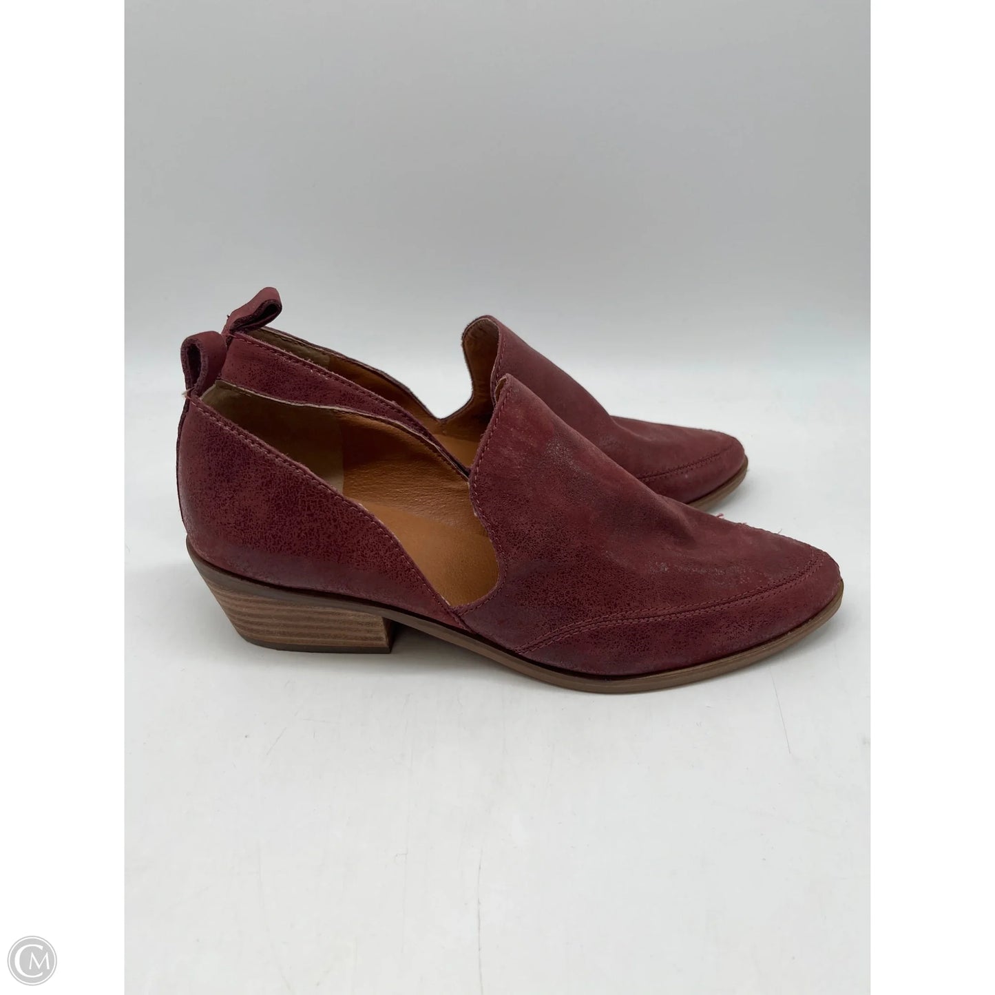Shoes Heels Block By Lucky Brand In Red, Size: 7.5