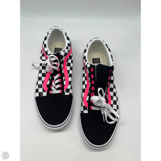 Shoes Sneakers By Vans In Black & White, Size: 13