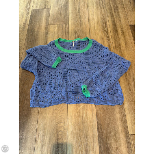 Sweater By Free People In Blue, Size: L