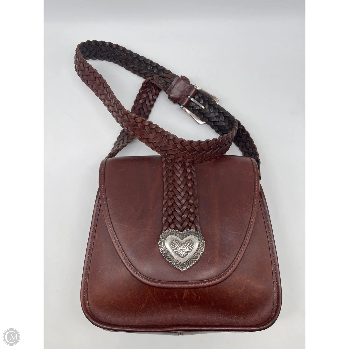 Crossbody Leather By Brighton, Size: Small
