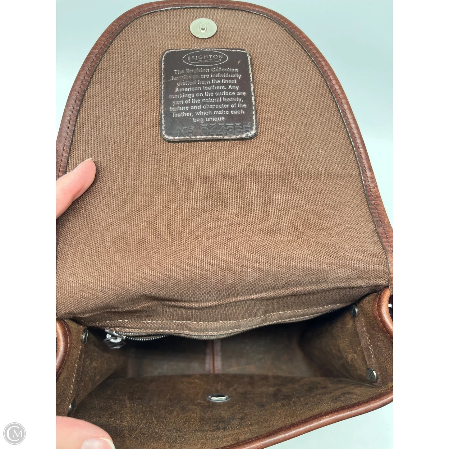 Crossbody Leather By Brighton, Size: Small