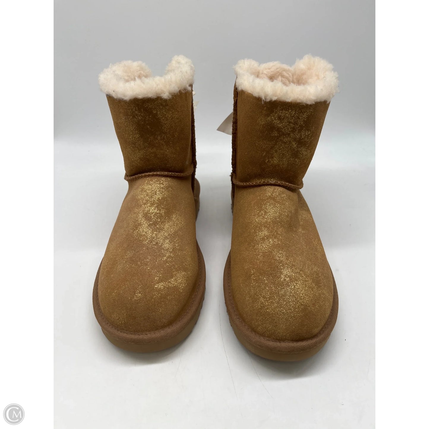 Boots Designer By Ugg In Gold, Size: 8