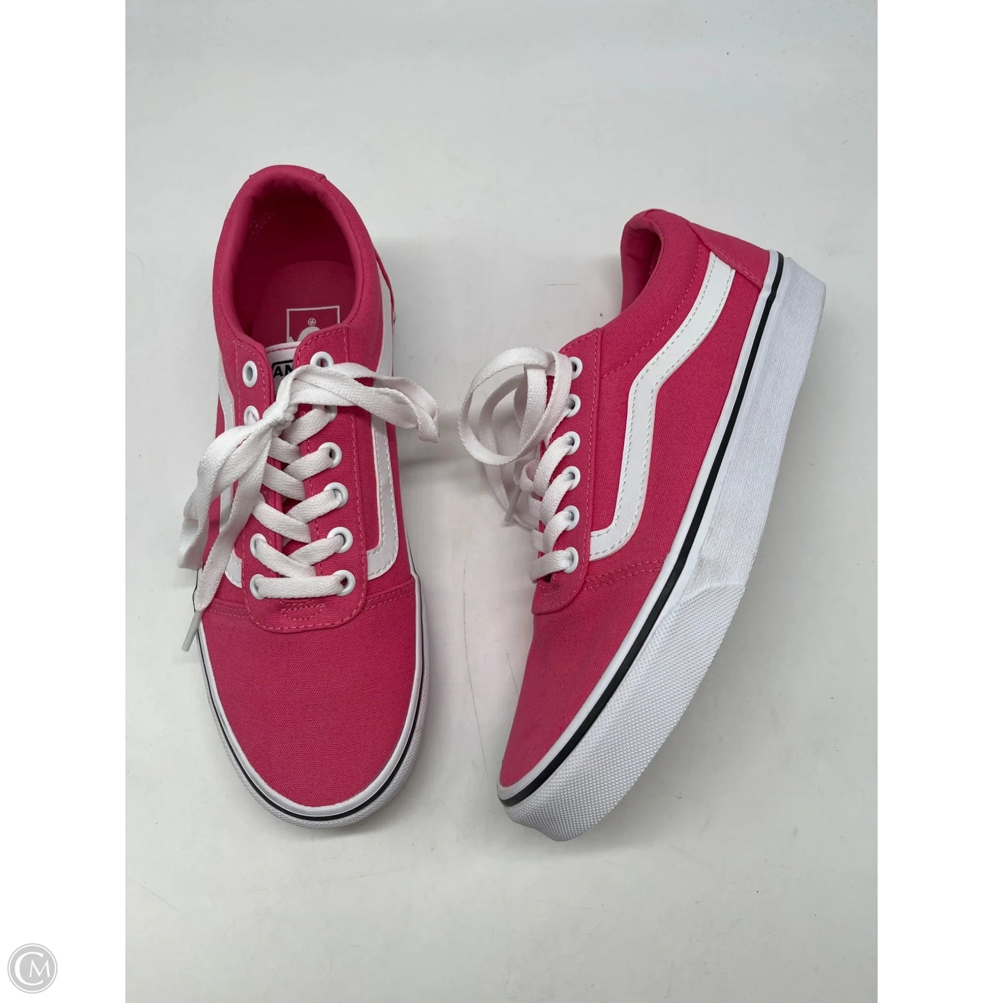 Shoes Sneakers By Vans In Pink, Size: 8.5