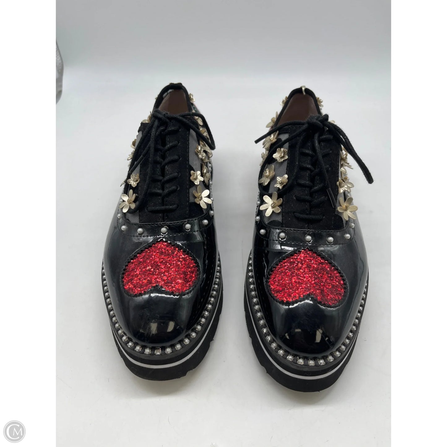 Shoes Heels Platform By Betsey Johnson In Black, Size: 8.5