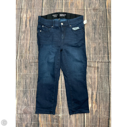 Jeans Skinny By Torrid In Blue Denim, Size: 12