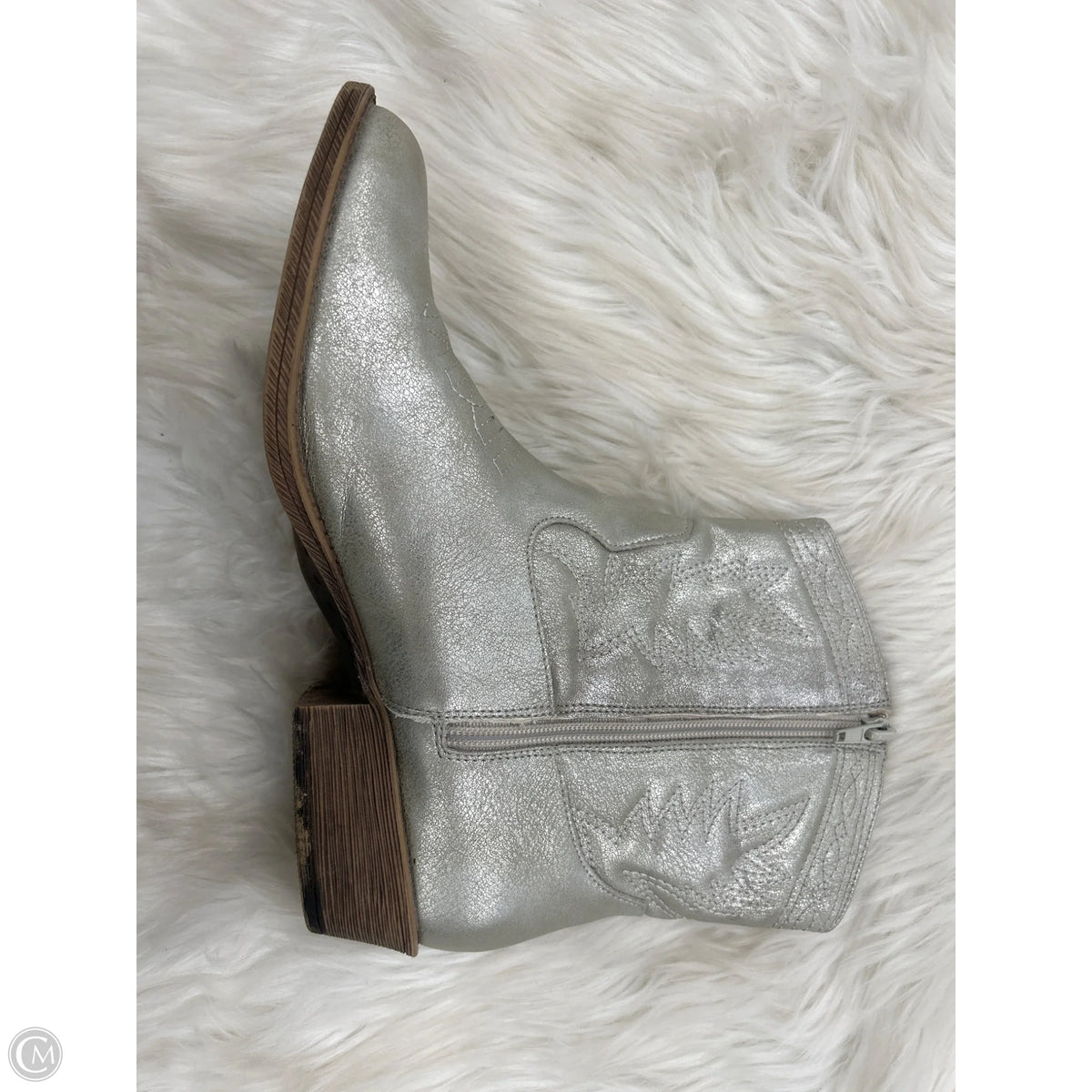 Boots Western By Coconuts In Silver, Size: 10