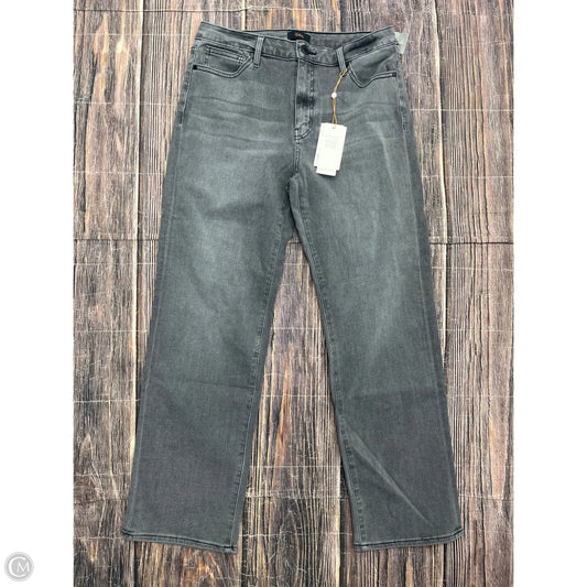 Jeans Straight By Quince In Grey Denim, Size: 12