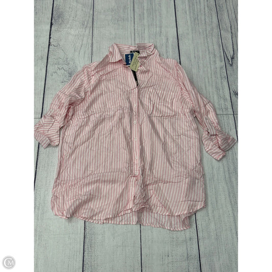 Top Long Sleeve By Velvet Heart In Pink, Size: 1x