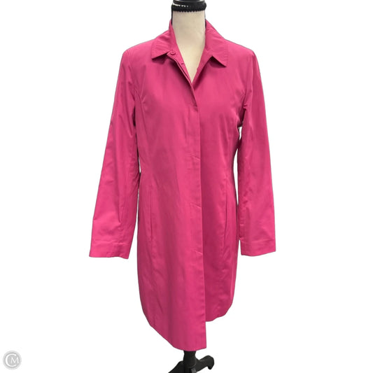 Coat Trench Coat By Jones New York In Pink, Size: Sp