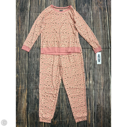 Lounge Set Pants By Muk Luks In Pink, Size: L