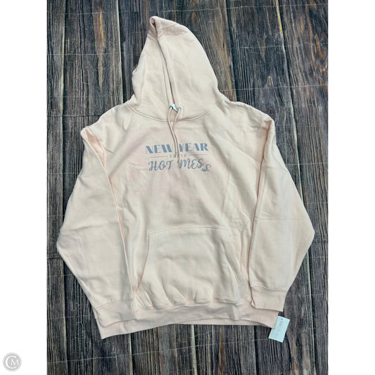 Sweatshirt Hoodie By Clothes Mentor In Polkadot Pattern, Size: 2x