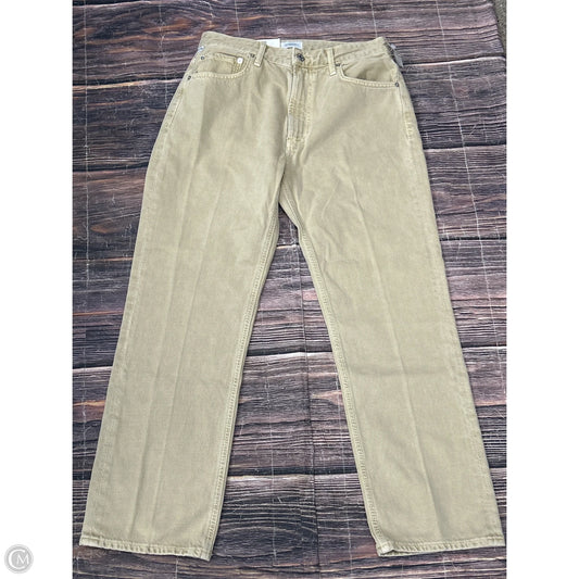 Jeans Straight By Citizens Of Humanity In Tan Denim, Size: 8