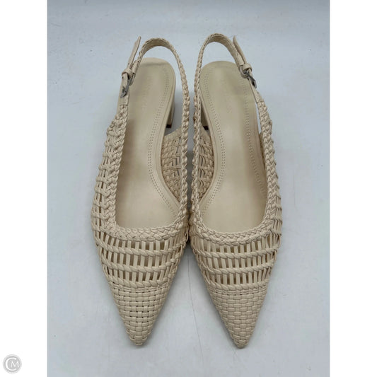 Shoes Heels Block By Nordstrom In Cream, Size: 7
