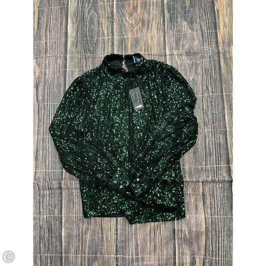 Top Long Sleeve By Cable And Gauge In Green, Size: S