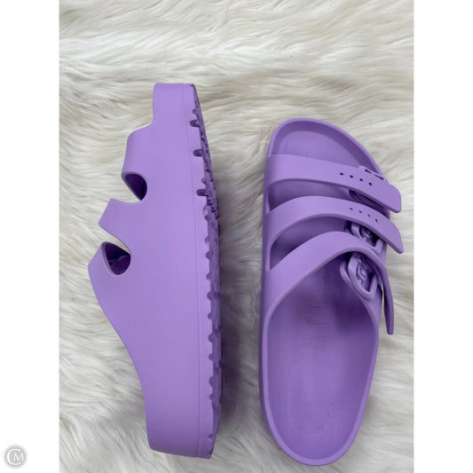 Sandals Flats By Papillio In Purple, Size: 9