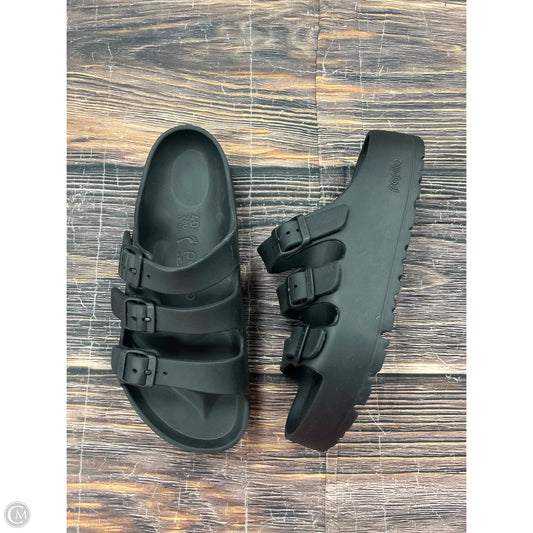 Sandals Flats By Papillio In Black, Size: 9