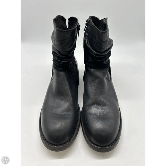 Boots Ankle Flats By Born In Black, Size: 10
