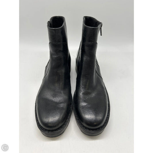 Boots Ankle Flats By Born In Black, Size: 10