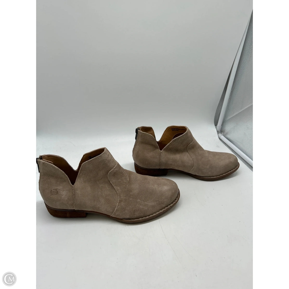 Boots Ankle Heels By Born In Cream, Size: 10