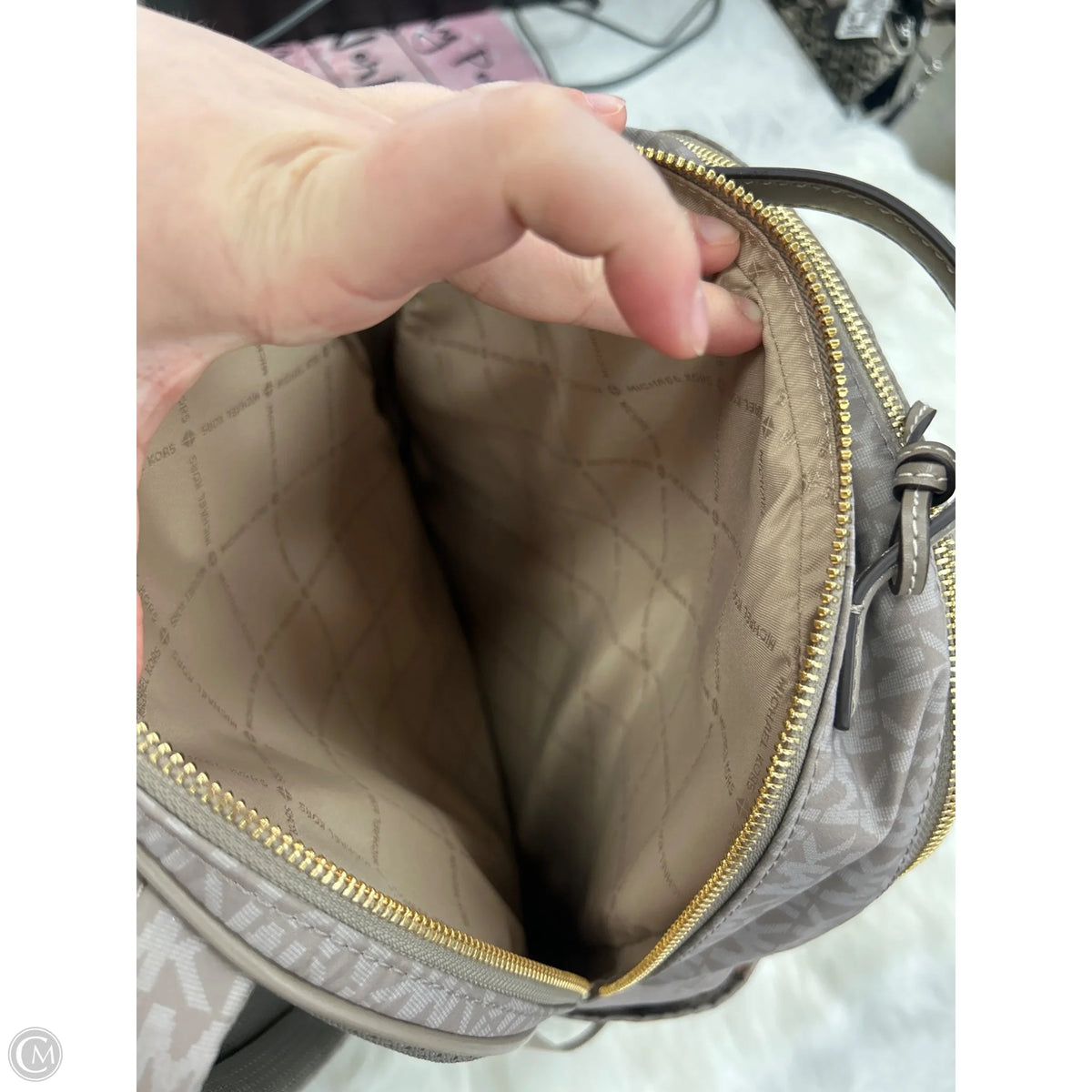 Backpack Designer By Michael Kors, Size: Medium