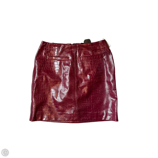 Skirt Mini & Short By White House Black Market In Red, Size: 4