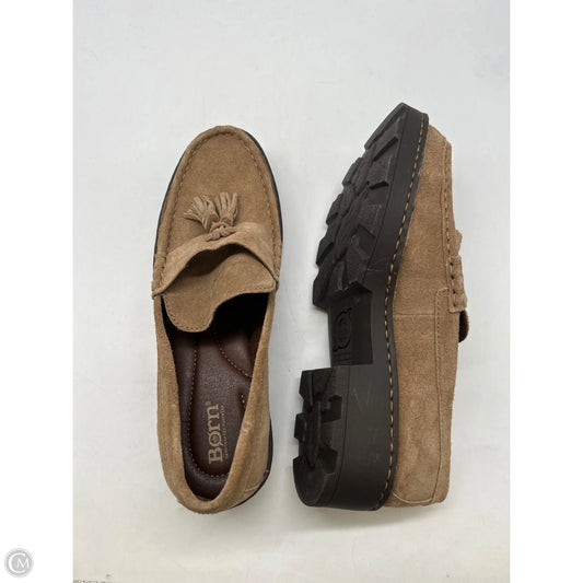 Shoes Heels Platform By Born In Brown, Size: 10