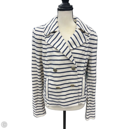 Blazer By Cabi In Striped Pattern, Size: M
